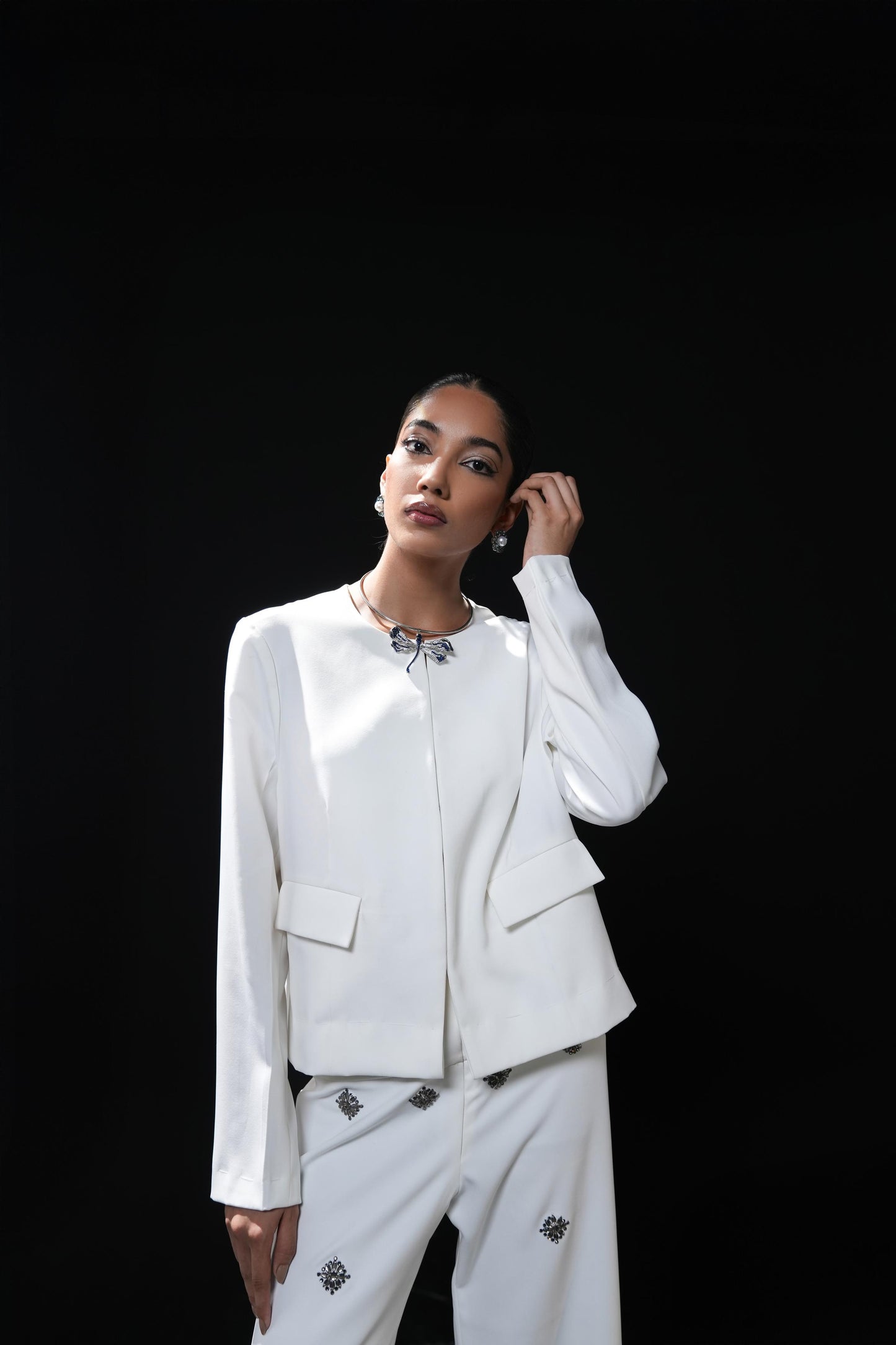 Ivory white blazer