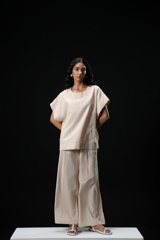 Pin Striped Linen Coord Set